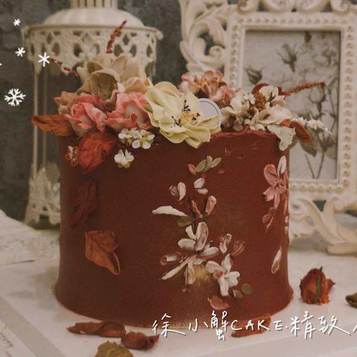 【春华秋实】豆沙裱花｜自然系韩式裱花（默认火芒夹心） 商品图1