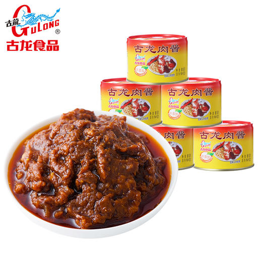 古龙食品肉酱罐头下饭菜意面酱拌粉拌面酱拌饭厦门特产熟食180g*6 商品图1