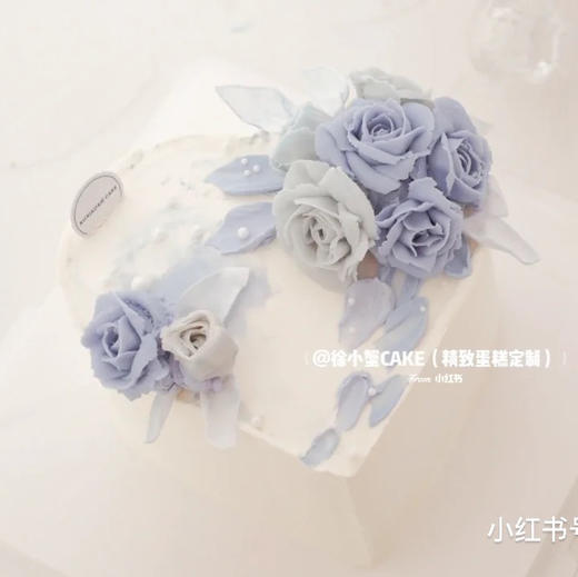 【蓝色多瑙河】爱心型、豆沙裱花 商品图2