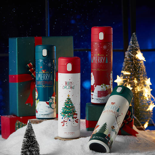 欢乐圣诞智能保温杯 商品图0