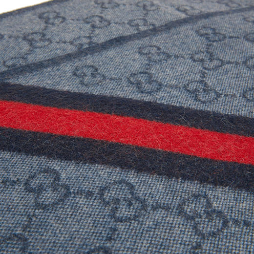 GUCCI 古驰 Gucci围巾 男女通用款羊毛双G时尚长款围巾 570603 3GB18 4068 商品图6