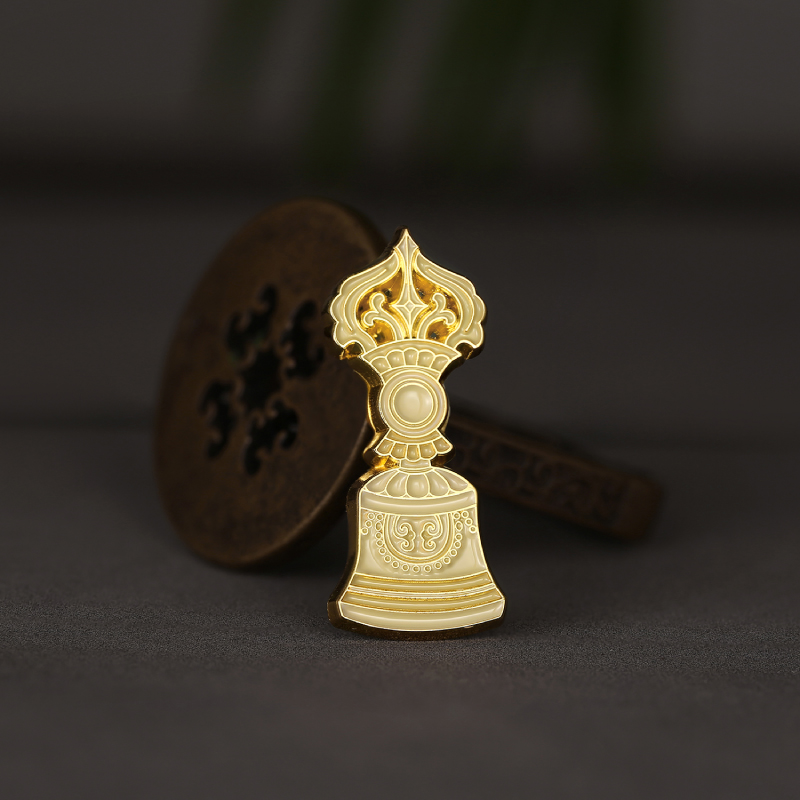 【金刚铃】胸章徽章胸针 
 西藏白居寺壁画系列   时尚独特个性百搭配件  醍醐原创设计