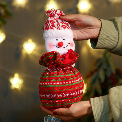 圣诞节礼物老师苹果礼盒圣诞苹果袋包装盒糖果袋批发平安夜礼品袋 商品图6