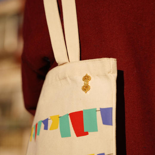 【金刚杵】胸章徽章胸针  西藏白居寺壁画系列 时尚独特个性百搭配件  醍醐原创设计 商品图2