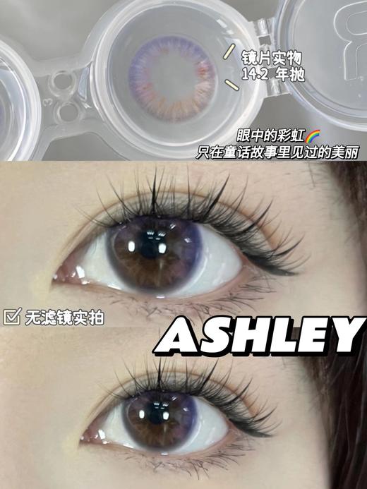 干敏眼推荐丨Ashley仙女紫·Bebebest丨梦幻渐变紫14.2mm（年抛/2片装） 商品图4