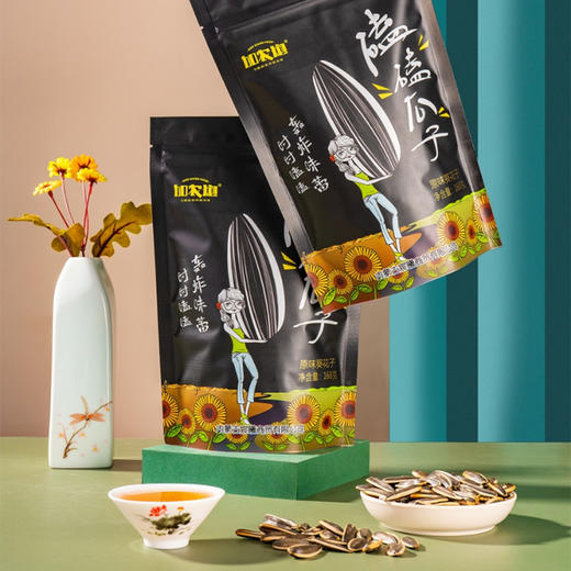 【磕起来】加农炮磕磕瓜子 168g/袋 原味葵花籽 颗粒饱满 一嗑钟情 商品图1