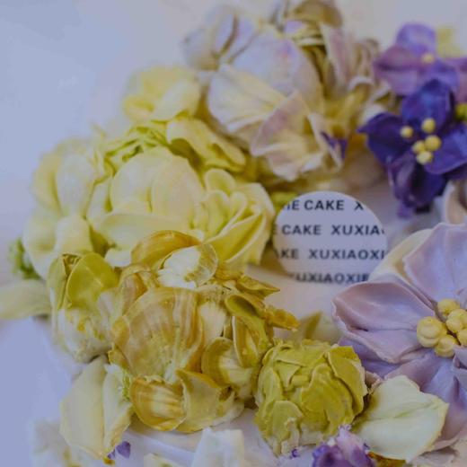 【繁花似锦】奶油霜裱花｜淡色油画、自然系韩式裱花（默认火芒夹心） 商品图6
