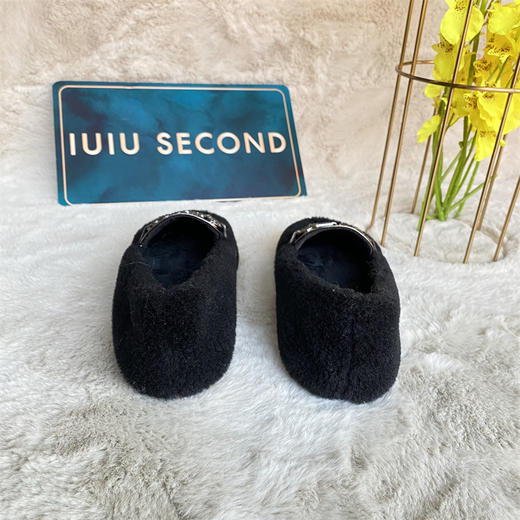 IUIU SECOND 秋冬羊毛皮深口毛毛鞋 商品图4