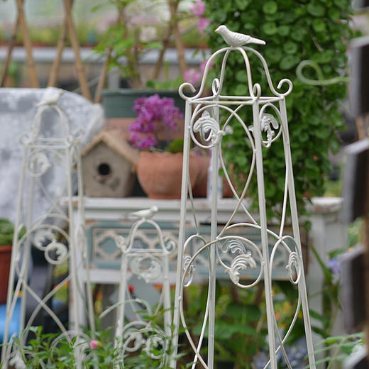 欧美式花园艺铁艺月季铁线莲植物爬藤花架攀爬架户外庭院阳台支架 商品图1
