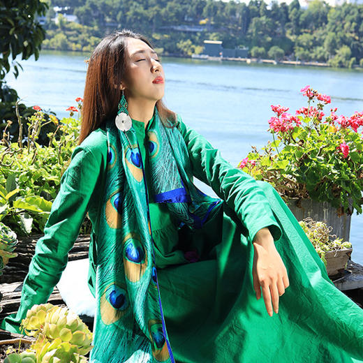 【春夏美丽丝巾】雀栖印花围巾 | 现货加急发 商品图5