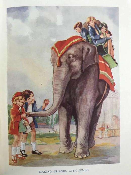 约20世纪早期 快乐故事书 4幅彩色与大量黑白插图 精装16开 商品图4