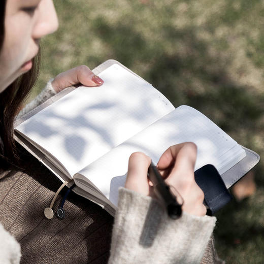 广博-夕拾夜樱DTB61131kinbor樱花系列夜樱手帐本自填式樱花套装日历日程本布面刺绣古风手账笔记本A6手帐本 商品图2