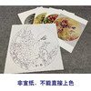 孙锡之工笔花鸟画白描底稿葡萄荔枝小品一套四幅册页初学者尺寸42×42厘米TA01 商品缩略图3