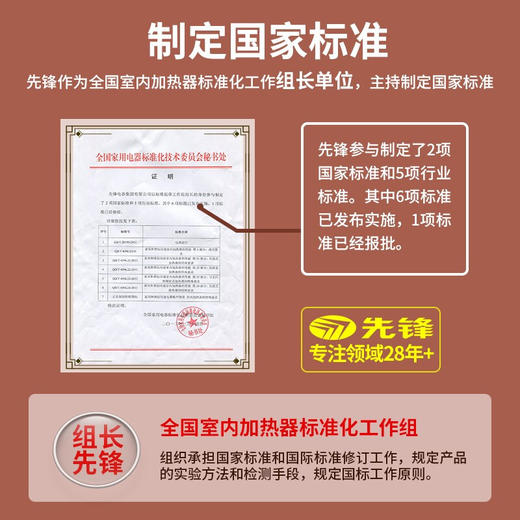 先锋(Singfun)暖风机取暖器电暖气电暖器电暖风电吹风吹风机热风机塔式广角摇头1秒速热DNF-N1 商品图7