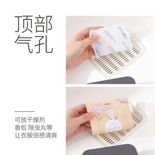 孙小美抽屉收纳箱抽屉式塑料家用透明衣物储物整理箱衣服收纳盒内衣收纳柜子 商品图3