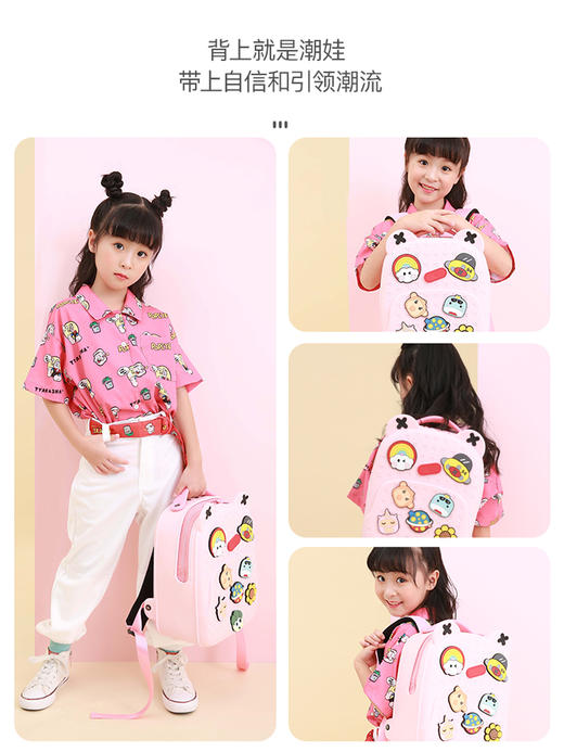 KOOOL科物酷儿童书包女可爱幼儿园大班3-6岁5男孩小学生一年级双肩背 商品图3