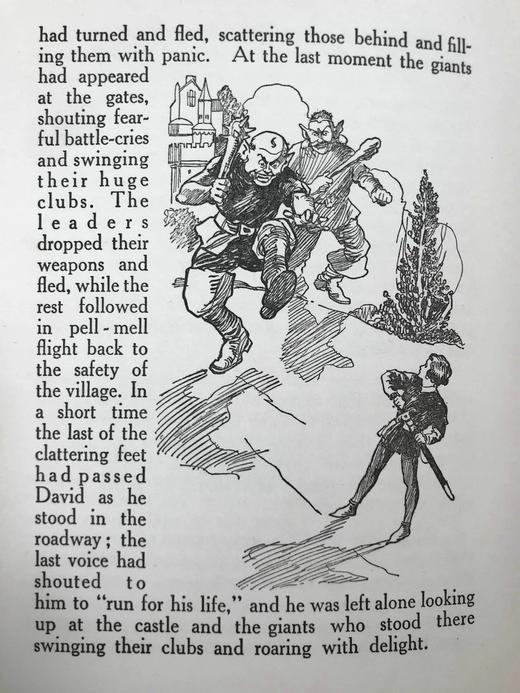 约20世纪早期 快乐故事书 4幅彩色与大量黑白插图 精装16开 商品图12