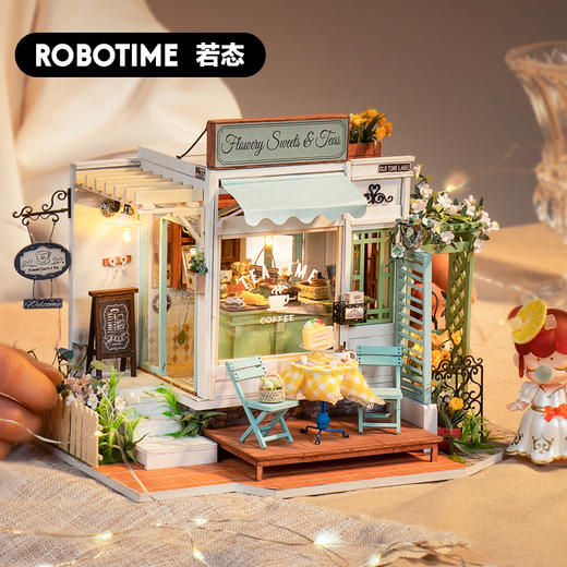 若来小邂逅·花屋DG154diy手工小屋微缩模型小房子别墅木质拼装生日礼物女 商品图1