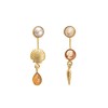 订购5个月到｜Grainne Morton-Double Detachable-卡梅奥 月光石 珍珠 耳环［苏格兰设计师］ 商品缩略图0