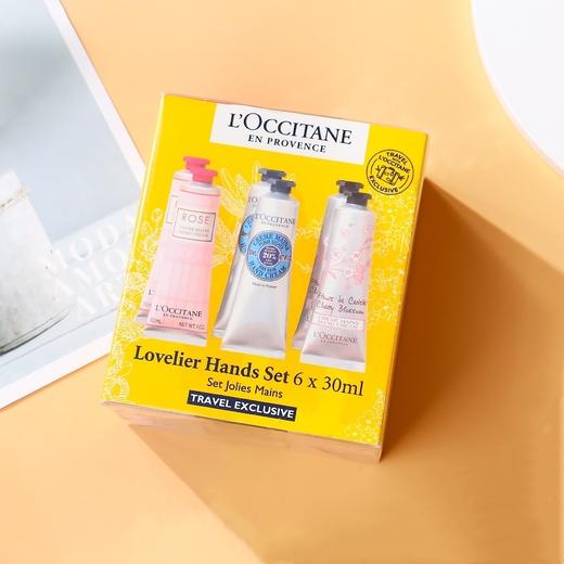 【秋冬限定】法国 L'OCCITANE欧舒丹 护手霜30ml*6件套 套盒（乳木果2支+玫瑰2支+樱花2支） 商品图7
