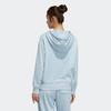 阿迪达斯三叶草卫衣女装2021秋冬新款连帽蓝色运动服套头衫HC0320 商品缩略图2