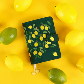 广博A6-kinbor刺绣款手帐本lemon tree柠檬树日程计划本日记笔记本学生