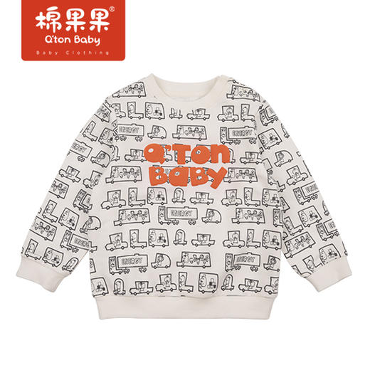 商场同款棉果果春季男童圆领套头卫衣M112180222084 商品图0