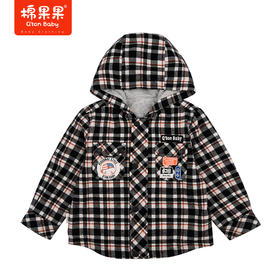 商场同款棉果果春季男童格布连帽外套M112100422070