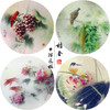 龚雪青工笔画白描底稿葡萄鲤鱼一套四张初学者尺寸42*42厘米TG03 商品缩略图0