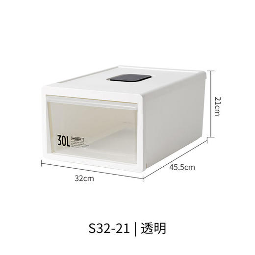 孙小美抽屉收纳箱抽屉式塑料家用透明衣物储物整理箱衣服收纳盒内衣收纳柜子 商品图6