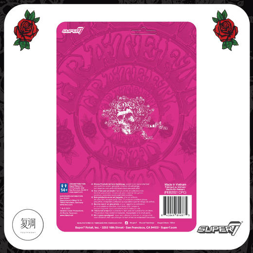 现货 感恩致死 Grateful Dead 夜光  挂卡 商品图4