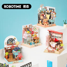 若态若来diy小屋方寸之间解闷手工制作别墅模型屋建筑房子女生