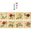蒋廷锡工笔花鸟画白描底稿牡丹谱小品一套十幅册页初学者尺寸40*40厘米JT00 商品缩略图0