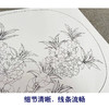 李晓明工笔花鸟画白描底稿蝴蝶荷花小品一套九幅册页初学者尺寸35×38厘米TW07 商品缩略图4