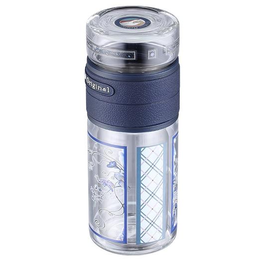 瑞堡奥路Rainbow Origina蓝铃花茶水分离杯TG02-140-皇家蓝英国瑞堡奥路Rainbow Original蓝铃花茶水分离分高硼玻璃杯礼物女生男生实用生日礼物 140ml 商品图4