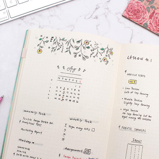 Daycraft德格夫旗舰系列A5中开手帐笔记本简约横线记事本 商品图2