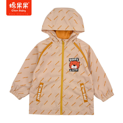 商场同款棉果果春季男童印花连帽风衣M112100322071 商品图1