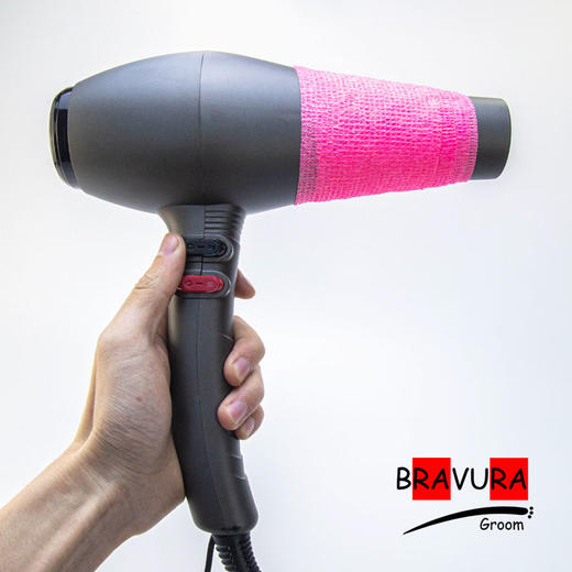 【宠物吹风RA2409+防水围裙+按摩洗澡刷】 宠物美容店洗吹套装 （送吹风隔热贴，颜色随机） 商品图3