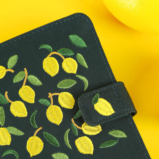 广博A6-kinbor刺绣款手帐本lemon tree柠檬树日程计划本日记笔记本学生 商品图3
