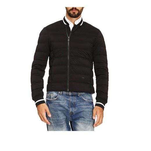 EMPORIO ARMANI 阿玛尼 男士羽绒服 黑色 6Y1BA5 1NDCZ 0999 商品图0