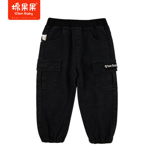 商场同款棉果果春季男童弹力梭织工装裤裤子M112200222079 商品图0