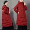 JXG-冬季新款长款羽绒服女白鸭绒文艺休闲宽松大码加厚保暖过膝加长款 商品缩略图3