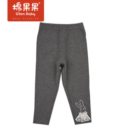商场同款棉果果春季女童弹力针织打底裤裤子M122206222137 商品图0