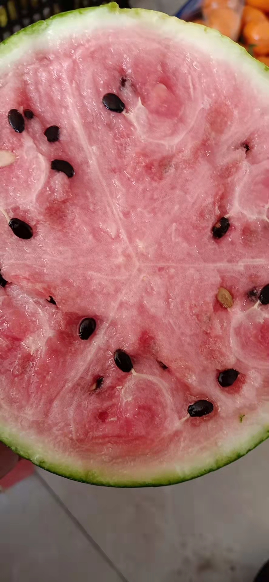 麒麟西瓜(粉色果肉)4--5斤