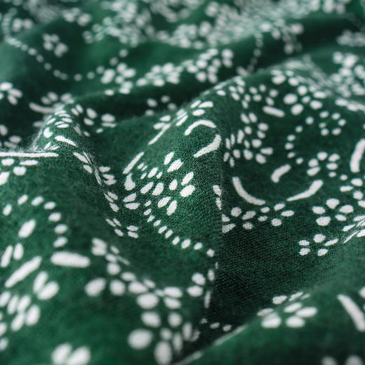 【林栖设计小店】（现货）经典蓝印花复古绵羊毛修身显瘦保暖针织羊毛衫1921161-1961052 商品图4