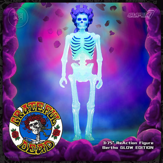 现货 感恩致死 Grateful Dead 夜光  挂卡 商品图0