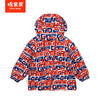 商场同款棉果果春季男童两件套印花连帽风衣M112100322072 商品缩略图1
