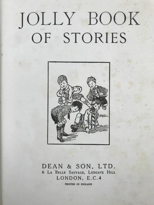 约20世纪早期 快乐故事书 4幅彩色与大量黑白插图 精装16开 商品图3