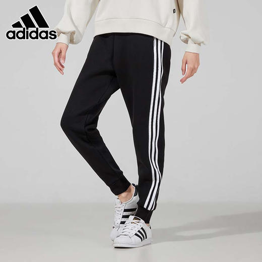 阿迪达斯裤子女裤2021秋季新款运动裤跑步训练休闲小脚长裤H09691 商品图0