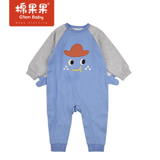 商场同款棉果果春季男童偏襟连体衣连身衣哈衣M112720222093 商品图0